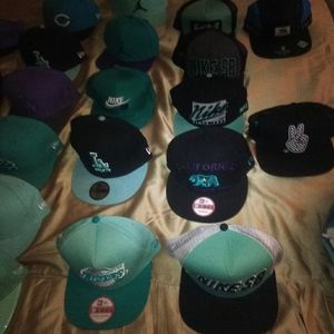 Jordon and nike . 59 50 hats.